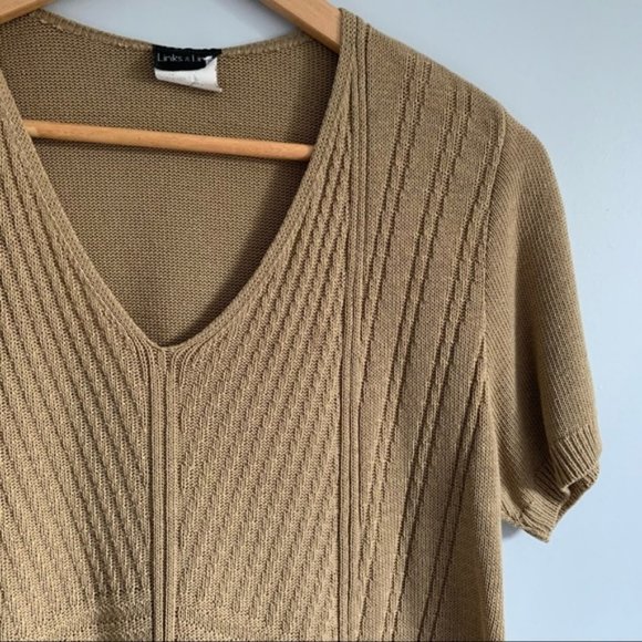 Vintage 100% acrylic neutral minimalist sweater M - Picture 7 of 9